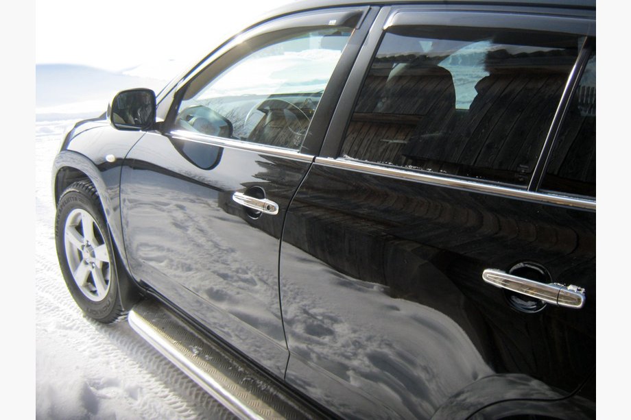 Toyota Rav 4 2006–2013 Buiten raamomlijsting set (4-delig, RVS) Carmos - Turks staal Image