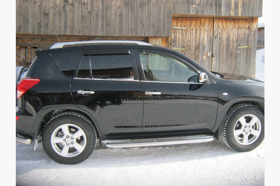 Toyota Rav 4 2006–2013 RVS deurgreepkappen Voor knop (5 stuks) Carmos Foto 3