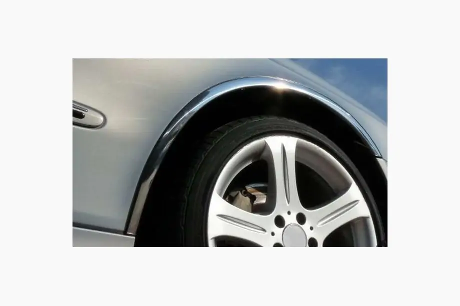 Volvo S60 2000–2009 RVS wielkastlijsten (set van 4 stuks) Foto 3