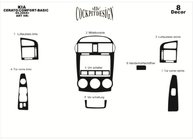 Kia Cerato 1 2004–2009 Dashboard sierlijsten 2004-2006 (Sedan) foto 4
