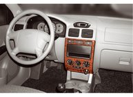 Kia Rio 2000–2005 Dashboardpanelen (2002-2005) Aluminium foto 2