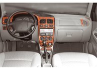 Kia Rio 2000–2005 Dashboardpanelen (2000-2002) Carbonlook foto 2