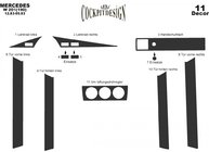 Mercedes W201 (190) 1982–1993 Dashboard sierlijsten (11-delige set) Aluminium foto 6