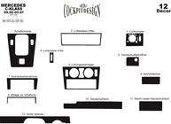 Mercedes C-klasse W202 1993–2001 Dashboardpanelen (1995-1997) Aluminium foto 4