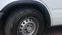 Volkswagen LT 1995–2006 Wielkastverbreders (6 stuks, zwart) foto 1