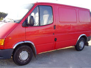 Ford Transit 1991–2000 RVS wielkastlijsten (set van 4 stuks) foto 1