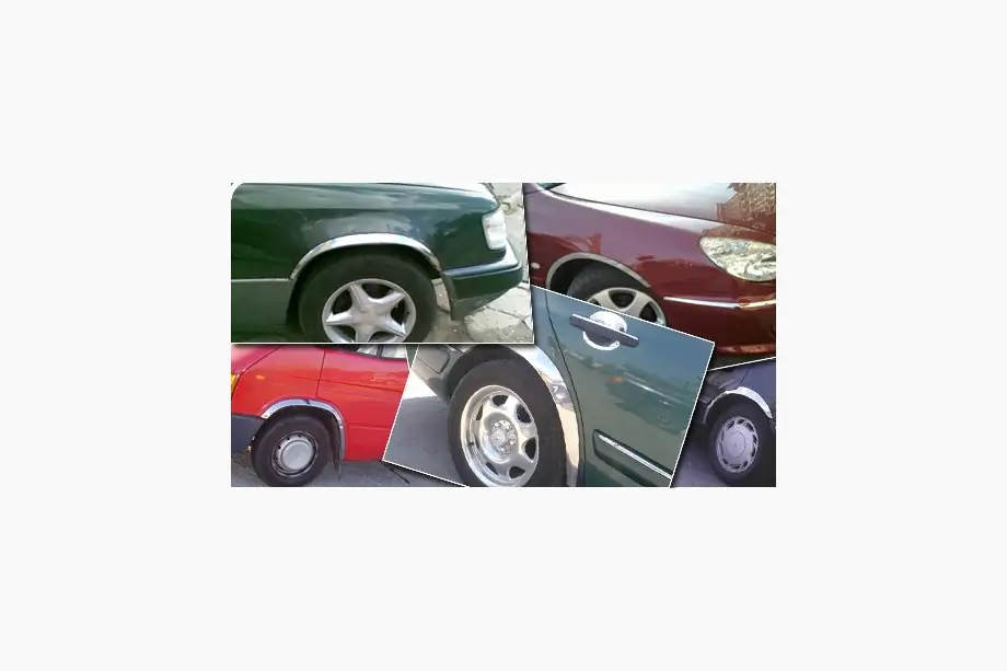 Volvo S60 2000–2009 RVS wielkastlijsten (set van 4 stuks) Foto 6