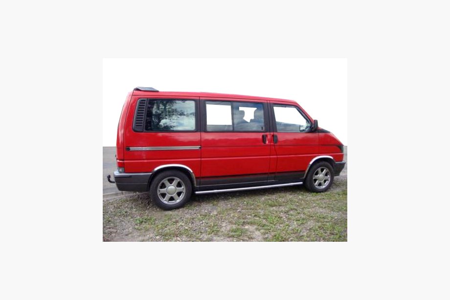 Volkswagen T4 Transporter 1990–2003 AFGEPRIJS! Voorste wielkastlijsten (4 stuks, RVS) Image