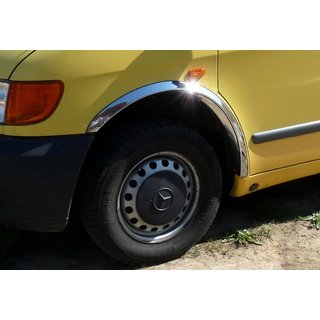 RVS wielkastlijsten (set van 4 stuks) Mercedes Vito W638 1996–2003 foto 2