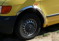 Mercedes Vito W638 1996–2003 RVS wielkastlijsten (set van 4 stuks) foto 2