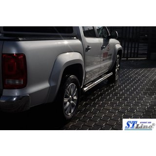 Sidebars (set van 2, RVS) Volkswagen Amarok 2010–2022 foto 2