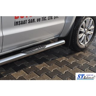 Sidebars (set van 2, RVS) Volkswagen Amarok 2010–2022 foto 4