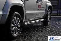 Volkswagen Amarok 2010–2022 Sidebars (set van 2, RVS) foto 5