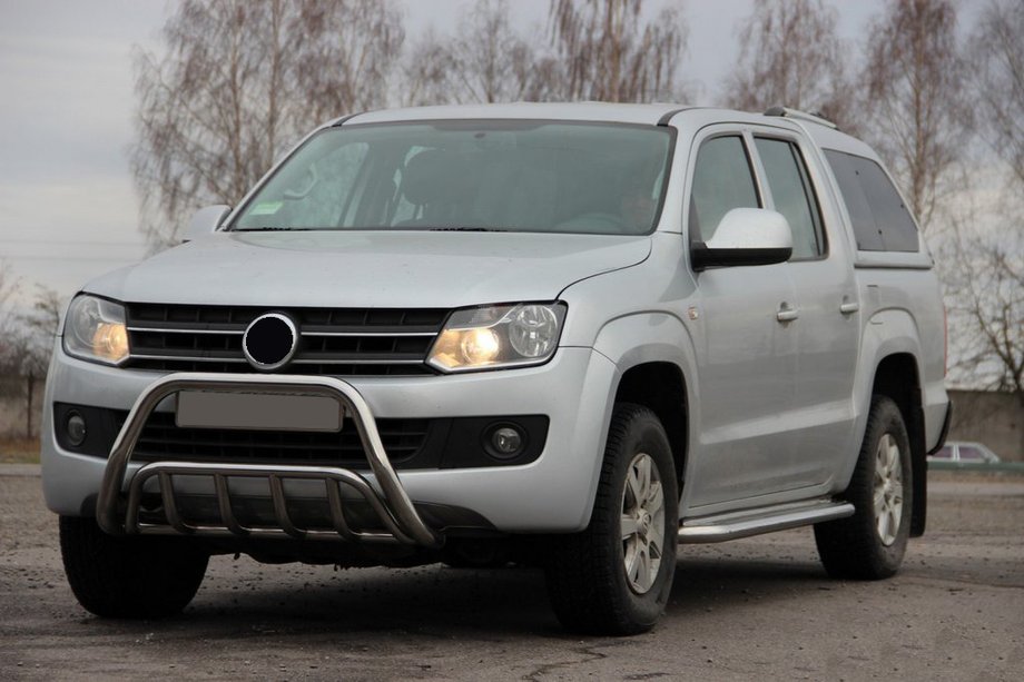 Volkswagen Amarok 2010–2022 Bullbar WT002 (RVS) Image