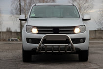 Volkswagen Amarok 2010–2022 Bullbar WT002 (RVS) foto 2