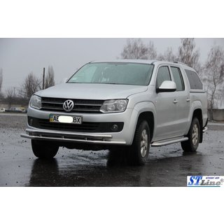 Frontbeschermbeugel ST018-2 (RVS) Volkswagen Amarok 2010–2022 foto 3