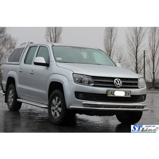 Frontbeschermbeugel ST018-2 (RVS) Volkswagen Amarok 2010–2022 foto 4