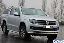 Volkswagen Amarok 2010–2022 Frontbeschermbeugel ST018-2 (RVS) foto 4