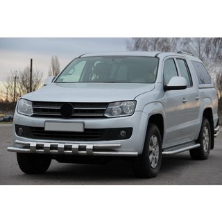 Voorbeschermbeugel ST015 (RVS) Volkswagen Amarok 2010–2022 foto 1