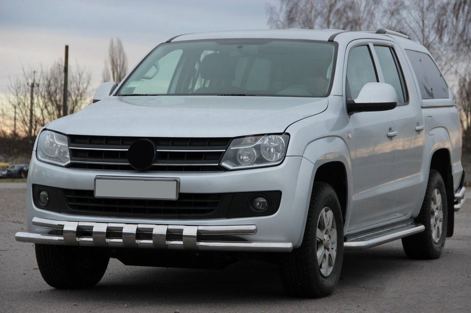 Volkswagen Amarok 2010–2022 Voorbeschermbeugel ST015 (RVS) Image