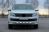 Volkswagen Amarok 2010–2022 Voorbeschermbeugel ST015 (RVS) foto 2