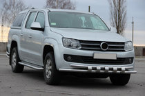 Volkswagen Amarok 2010–2022 Voorbeschermbeugel ST015 (RVS) foto 3