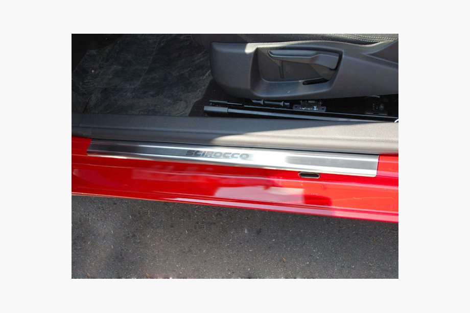 Volkswagen Scirocco 2008–2017 Natanika premium dorpellijsten (2 stuks, RVS) Image