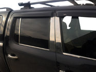 Volkswagen Amarok 2010–2022 Deurstijl sierlijsten (6-delig, RVS) foto 1