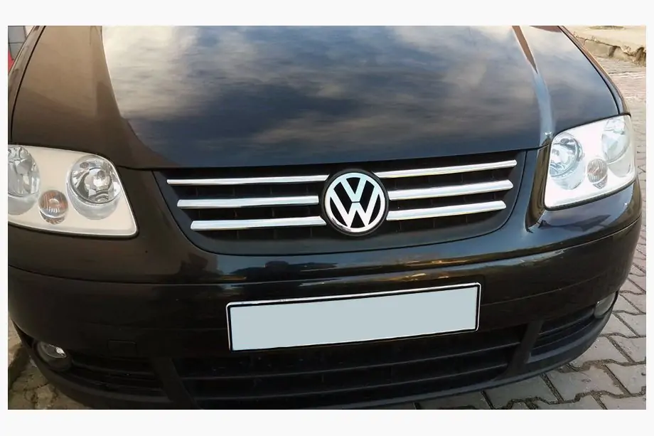 Volkswagen Caddy 2004–2010 Grille sierlijsten Life (6 stuks, RVS) Image