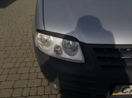 Volkswagen Caddy 2004–2010 Koplampwimpers (zwart) foto 8