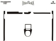 Volkswagen Caddy 2004–2010 Dashboard sierlijsten (aanvulling) Carbonlook foto 3