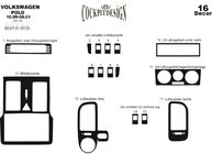 Volkswagen Polo 1994–2001 Dashboardpanelen (1999-2001) Carbonlook foto 3