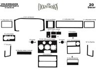 Volkswagen T4 Caravelle/Multivan 1990–2003 Dashboardbekleding (1996-1999) Titanium foto 6