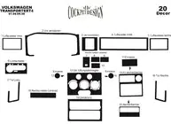 Volkswagen T4 Caravelle/Multivan 1990–2003 Dashboardbekleding (1996-1999) foto 6