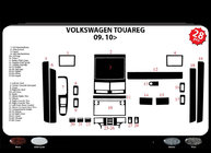 Volkswagen Touareg 2002–2010 Dashboard sierlijsten Carbonlook foto 2