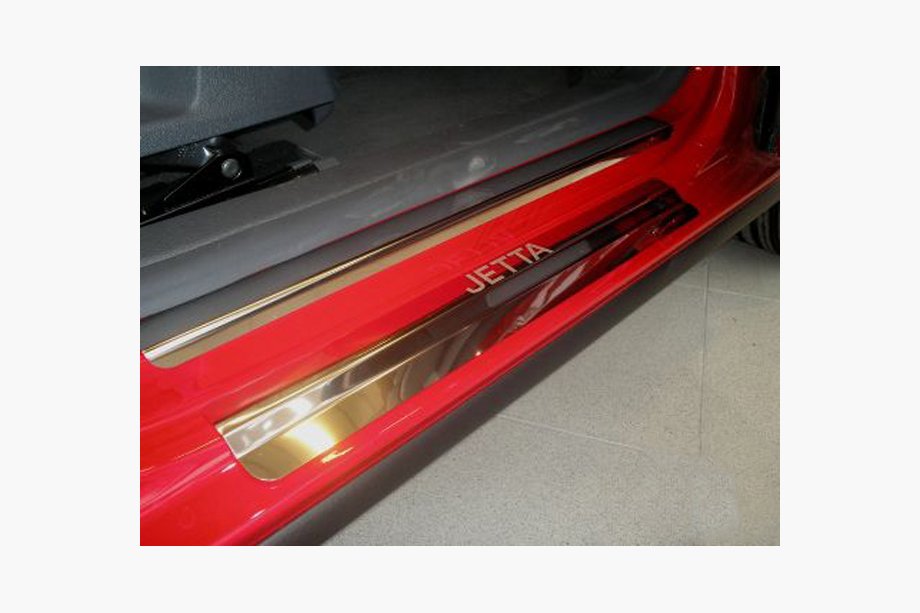 Volkswagen Jetta 2006–2011 Nataniko instaplijsten (8 st., RVS) Image