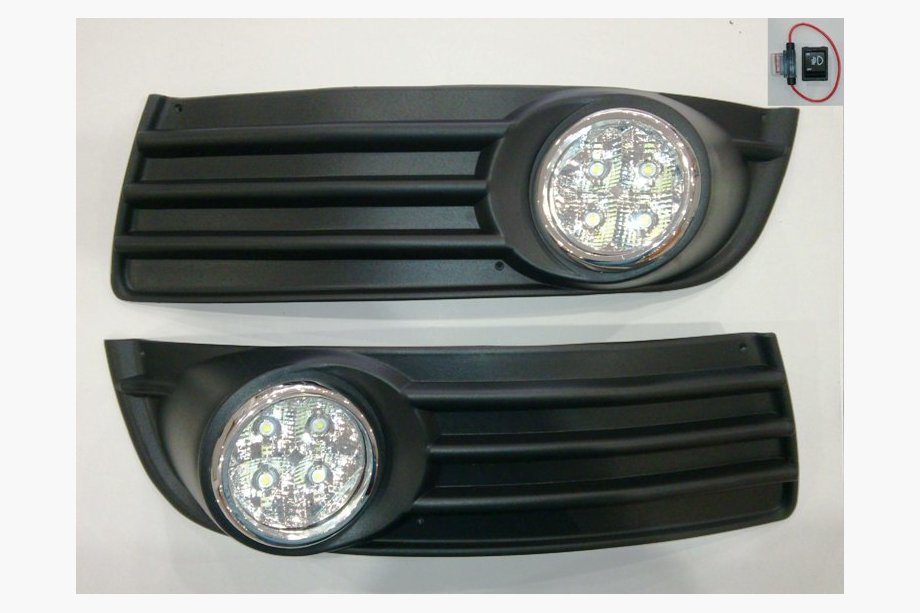 Volkswagen Jetta 2006–2011 Mistlampen met LED-inserts Image