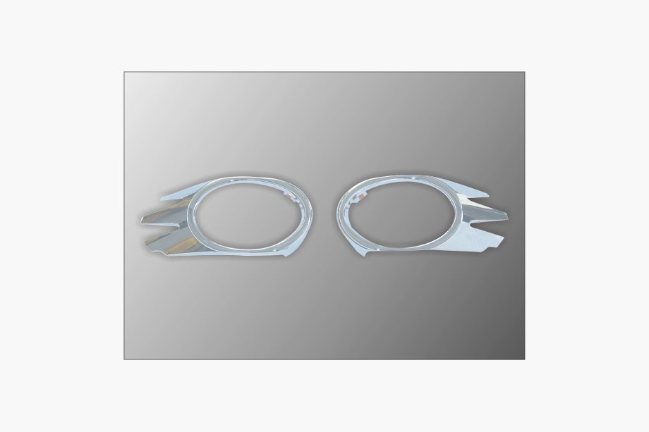 Volkswagen Passat B6 2006–2012 Chromen ABS mistlampafdekkingen Image