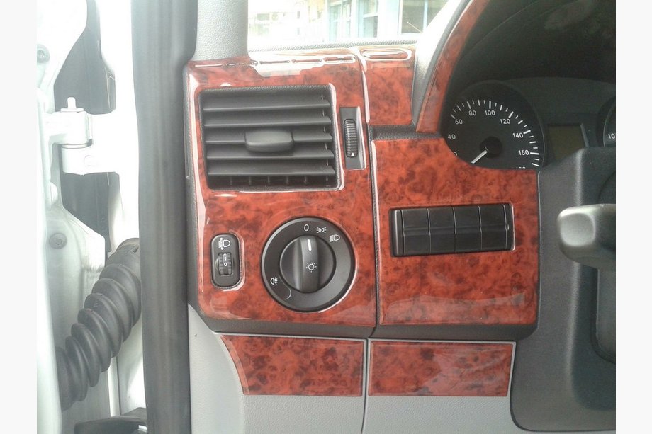 Volkswagen Crafter 2006–2016 Dashboard sierlijsten (set van 50 stuks) Houtlook Foto 8