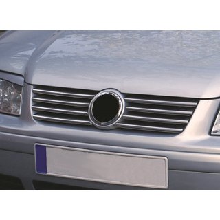 Grille sierlijsten (8-delig, RVS) Volkswagen Bora 1998–2004 foto 1
