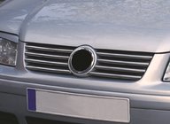 Volkswagen Bora 1998–2004 Afgeprijsd! Grille sierlijsten (6-delig, RVS) foto 1