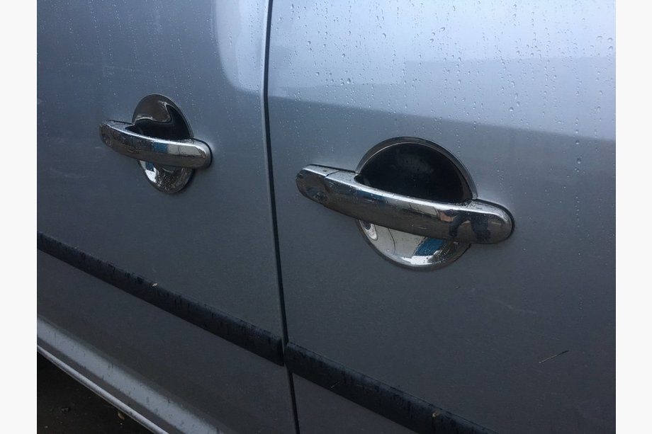 Volkswagen Caddy 2010–2015 RVS deurgreep covers Set van 4 stuks. Carmos - Turks staal Foto 4