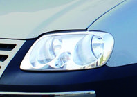 Volkswagen Caddy 2004–2010 RVS koplamp sierlijsten (set 2 stuks) foto 4