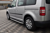 Volkswagen Caddy 2010–2015 Fullmond side steps (2 stuks, aluminium) foto 1
