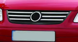 Volkswagen Caddy 2004–2010 Grille sierlijsten Life (6 stuks, RVS) foto 3