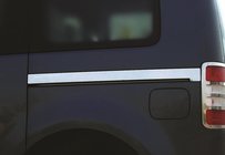 Volkswagen Caddy 2010–2015 Schuifdeur sierlijst (2 stuks, RVS) Korte wielbasis foto 1
