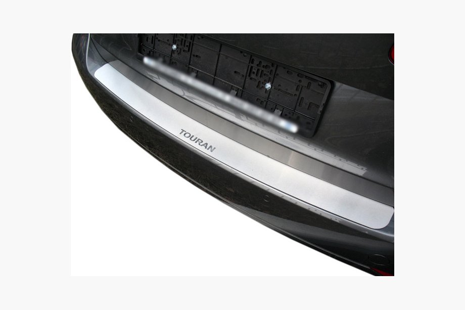 Volkswagen Touran 2010–2015 Achterbumperbeschermer Natanika (RVS) Image