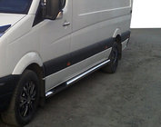 Opel Movano 2004–2010 Sidebars (2 stuks, RVS) Middellange wielbasis foto 1