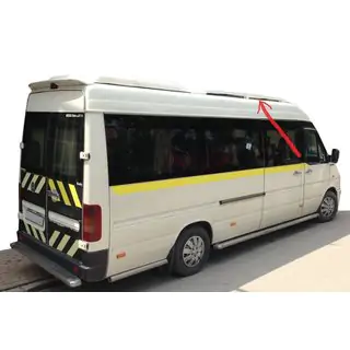 Dakrails (2 stuks, overspuitbaar) Volkswagen LT 1995–2006 foto 1