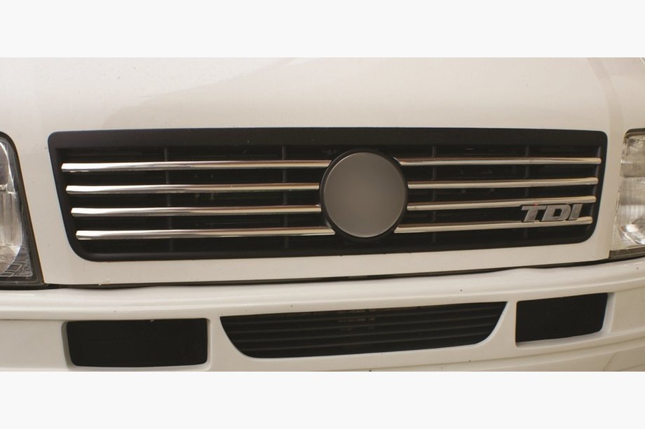 Volkswagen LT 1995–2006 Grille sierlijsten (8-delig, RVS) OmsaLine - Italiaans roestvrij staal Image